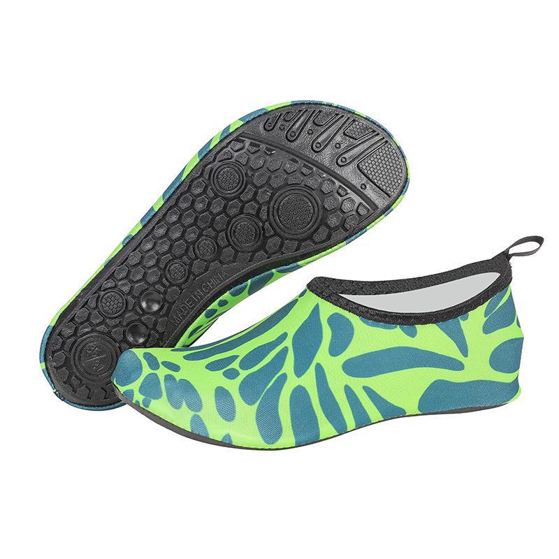 Rutschfeste Unisex-Wasserschuhe – weiche, schnittfeste Barfußschuhe für Strand, Schwimmen und Outdoor-Aktivitäten XL [size 40-41] grün