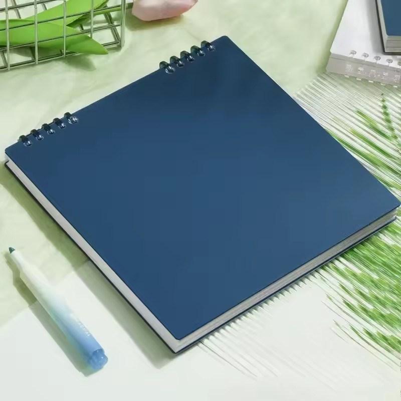 Flip Notepad Grid Notizbücher B5 Tagebuch Blatt Notizbuch Skizzenbuch Schreibwaren Journal Schreibblöcke Büro Schulbedarf 3 PCS blau
