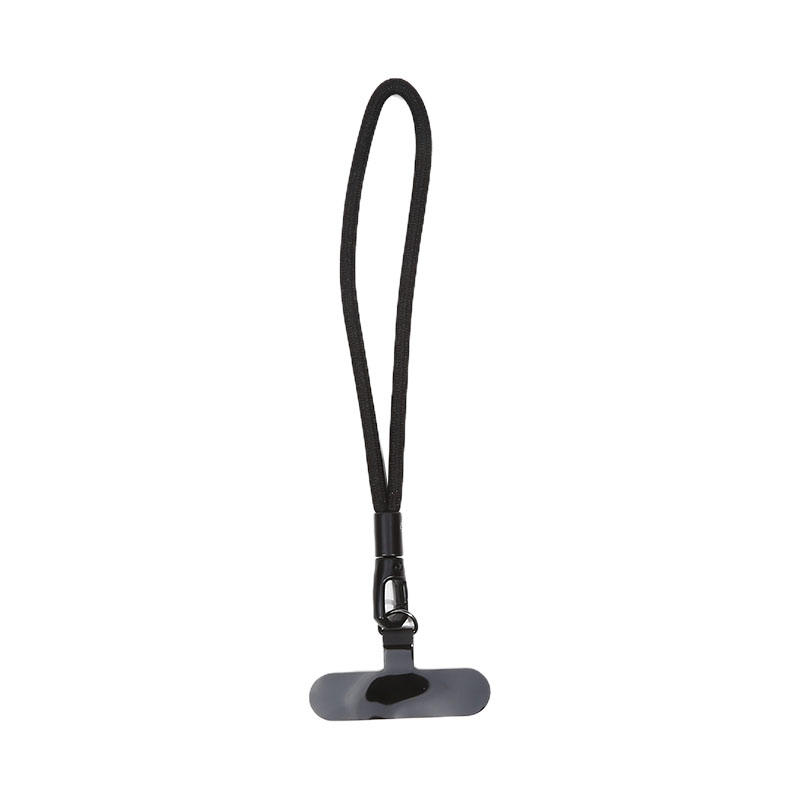 Multifunktionales Handy-Lanyard Outdoor-Aktivität Smartphone-Hüllen Handy-Umhängeband Handschlaufe 360°-Drehung Anti-Verwicklung Mobile Sicherheitsbänder One Size schwarz