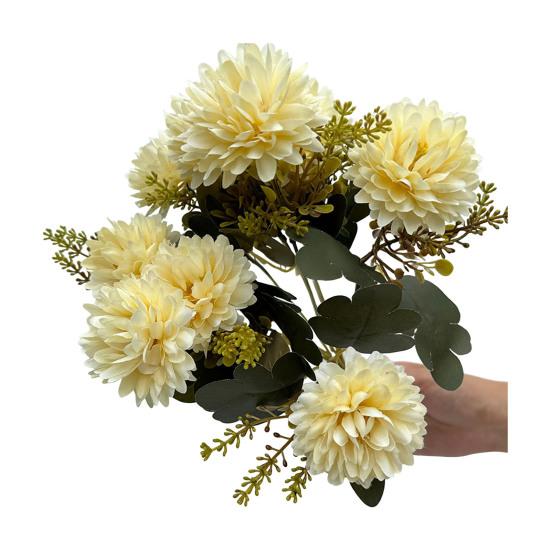 Chrysanthemen-Bund Kunstblumen mit biegsamen Stielen Realistische künstliche Blumen