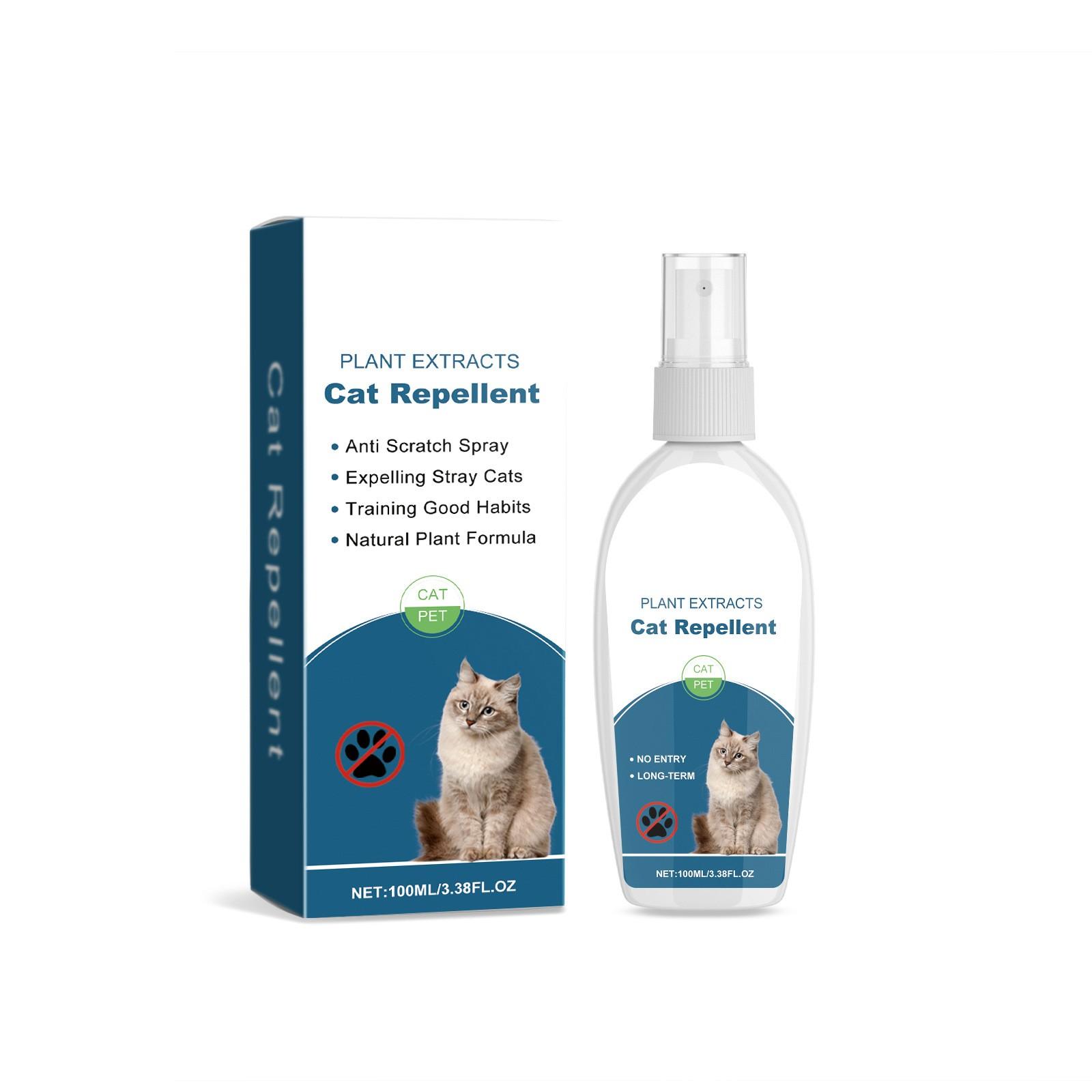 Katzenabwehrspray für den Innenbereich, Trainingshilfe zur Katzenkratzabwehr, für Katzen im Innenbereich, für Möbel, Sofas, Teppiche, Vorhänge, 100 ml One Size