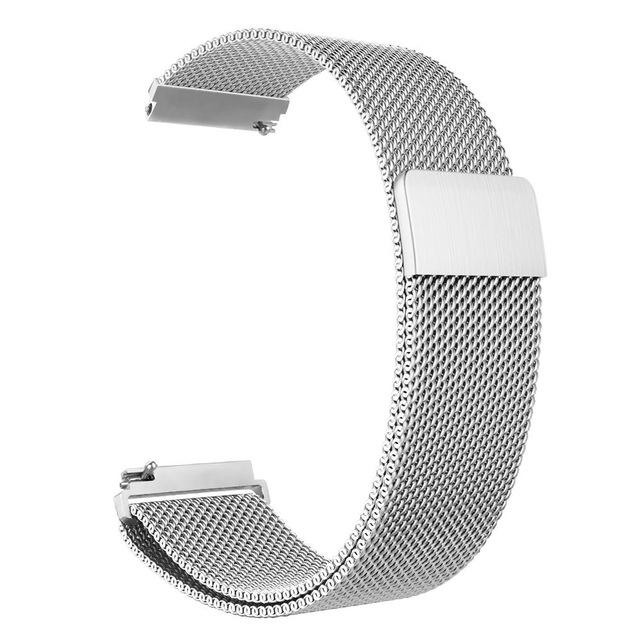 22 mm 20 mm 23 mm 24 mm 18 mm Uhrenarmband für Samsung Galaxy Watch Active 2 Band für Samsung Gear S3 Armband für Samsung Galaxy Watch 42 mm 46 mm 22mm silber
