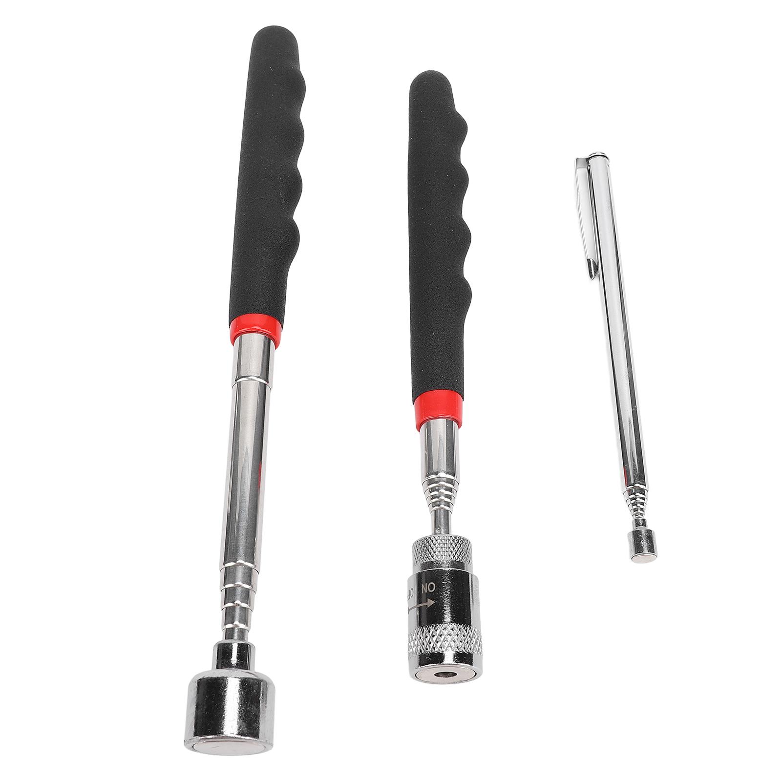 3PCS Teleskop Magnetic Pick Up Tool 3lb 8lb 20lb Ausziehbarer Teleskop-Magnetstab für Zuhause