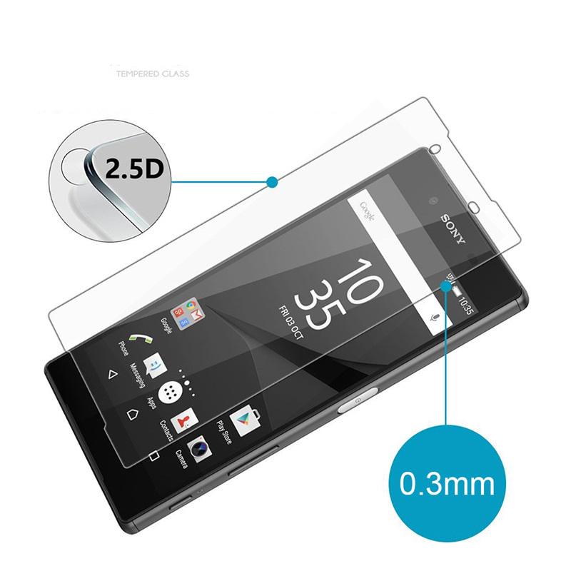 Bildschirm Schutzglas für Sony Xperia A2 A4 C3 4 L1 2 R1 Plus V J S SL Z SX / Redmi S2 Y2 Handy Schutz For Sony Xperia XZ1 reinfarbig