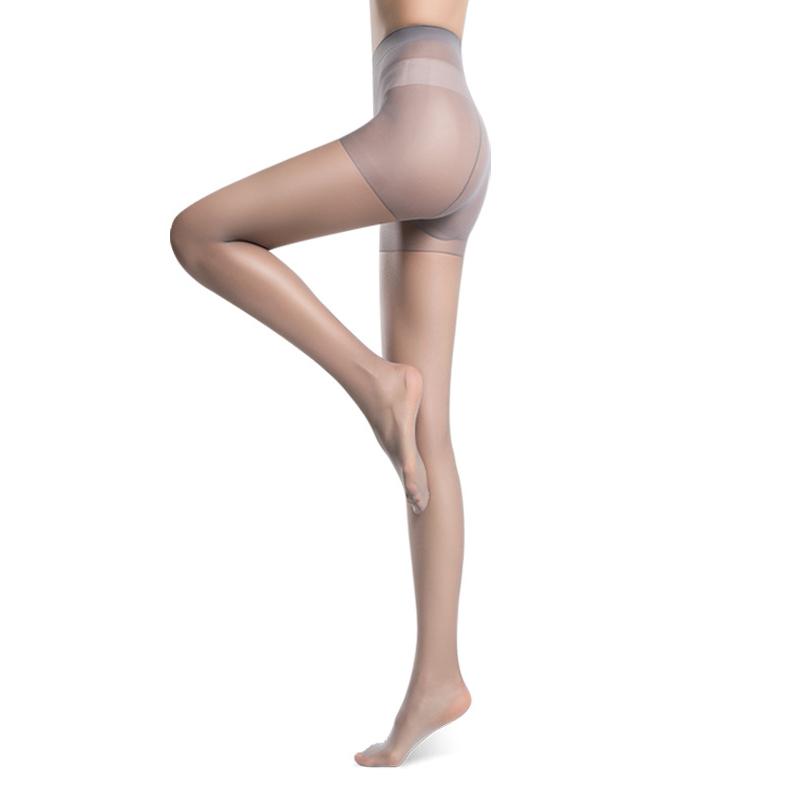 Sexy Frauen Mädchen Nylon schiere lange Strumpfhosen Mode Strumpfhosen Kleid Strümpfe One size grau