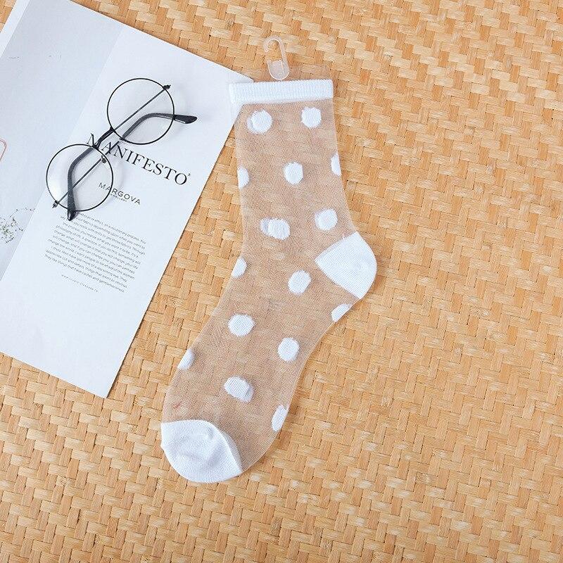 Sexy Spitze Mesh Fishnet Frau Socken Harajuku Hip Hop Skateboard Elastizität Crew Socken Sommer Ultra-dünne Transparente Socken Frauen EUR 34-39