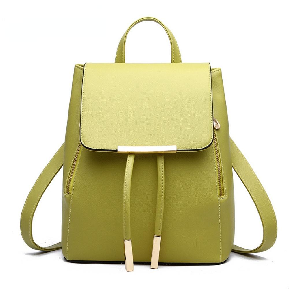 Damen-Rucksack, modischer Freizeit-Rucksack mit großer Kapazität für Damen grün