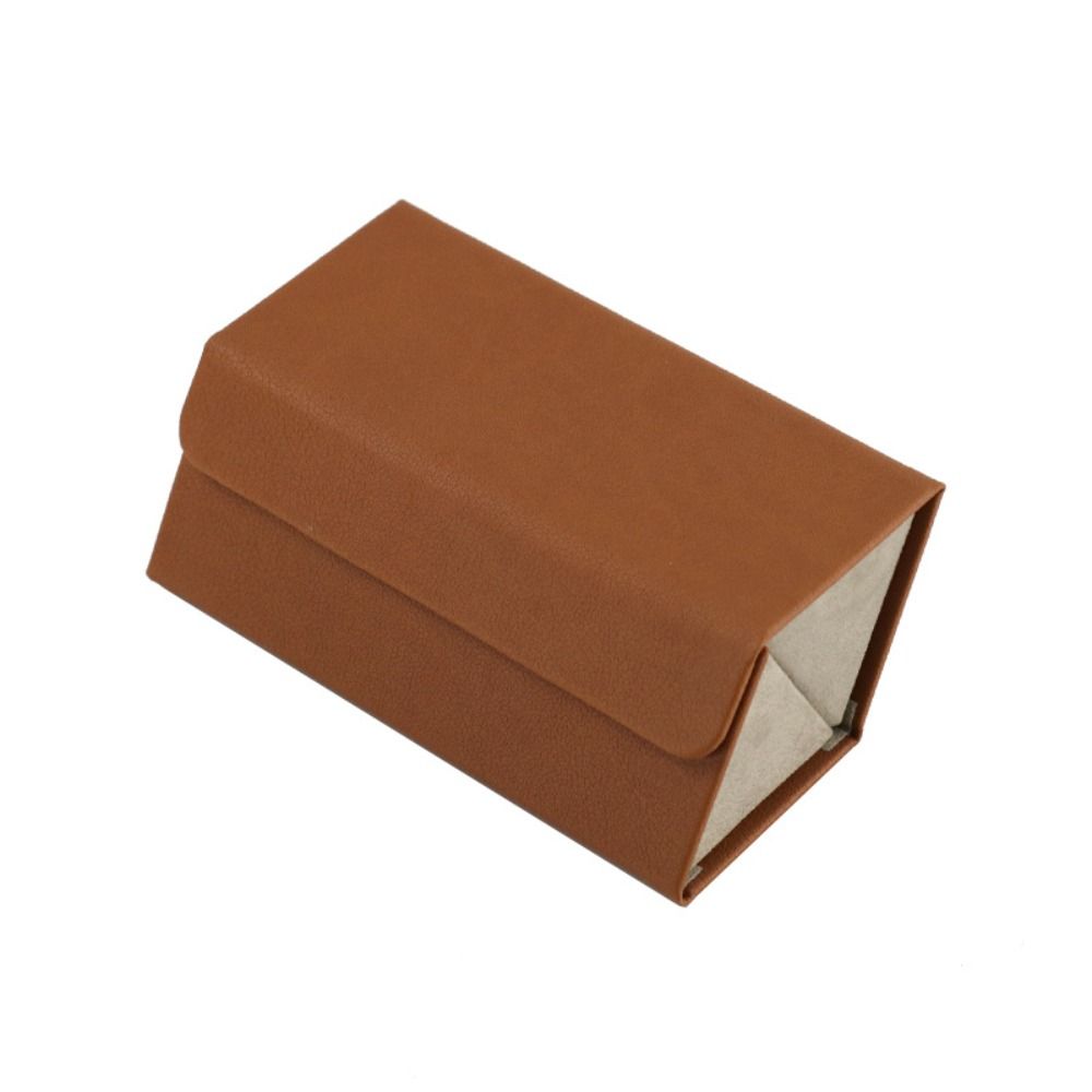Brillen Brillen Organizer Tragbare Brillen Aufbewahrungsbox Brillenhalter Brillen khaki-2Grids