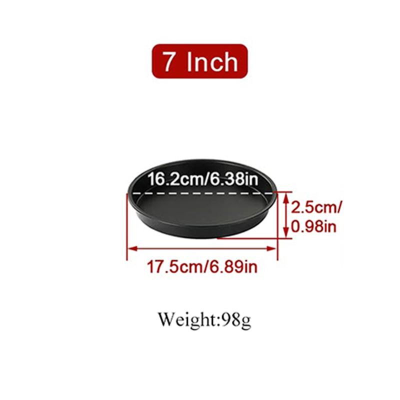 Heißluftfritteuse Zubehör Langlebige Heißluftfritteuse Pizzaform und Backkucheneimer Set Brot Gebäck Backwerkzeuge Küchenzubehör