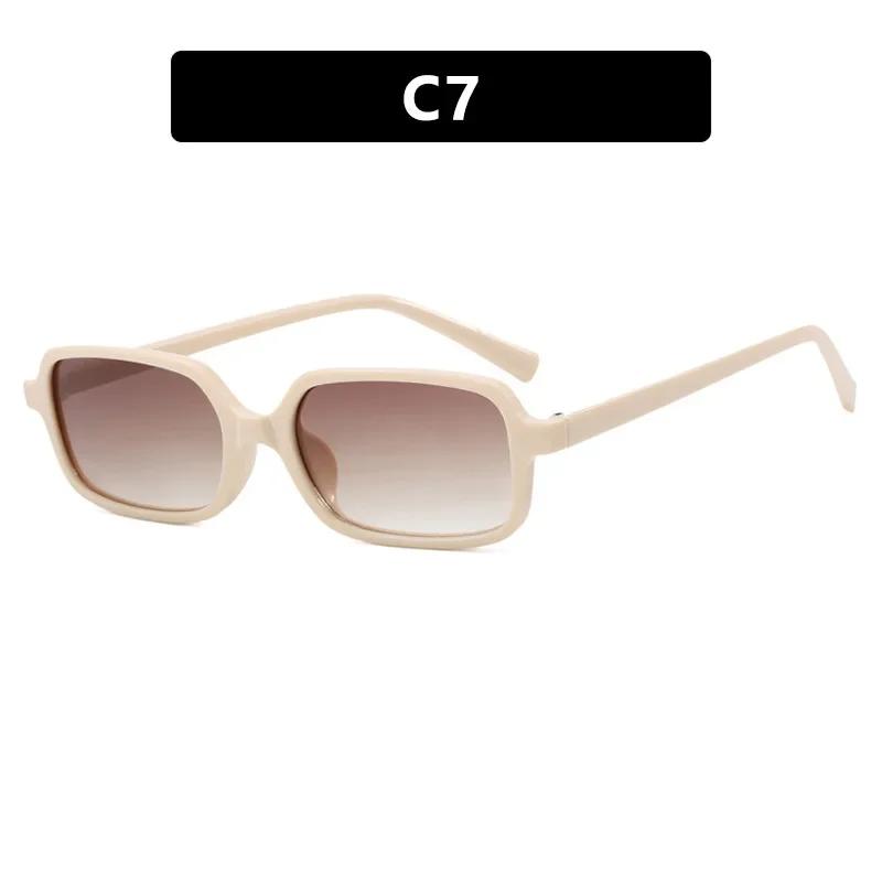 Sonnenbrillen Mode Damen Neu Vintage Quadratisch Kompakter Rahmen Outdoor Sonnenbrillen Blaulichtfilter Leichte Brillen Einfache Herren Sonnenbrillen