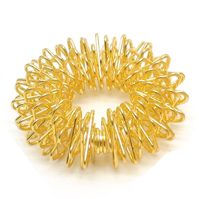 Finger-Massage-Ringe, chinesische Medizin, Akupunktur-Ring, Gesundheitspflege, Hand-Entspannung, Gold, Silber gold