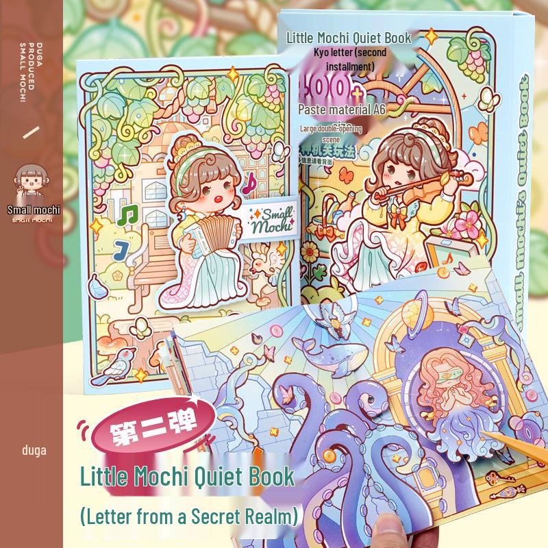 Little Mochi 3D Sommererinnerungen DIY Quiet Book Aufkleber – Handgemacht, vorgeschnittene Dekoration