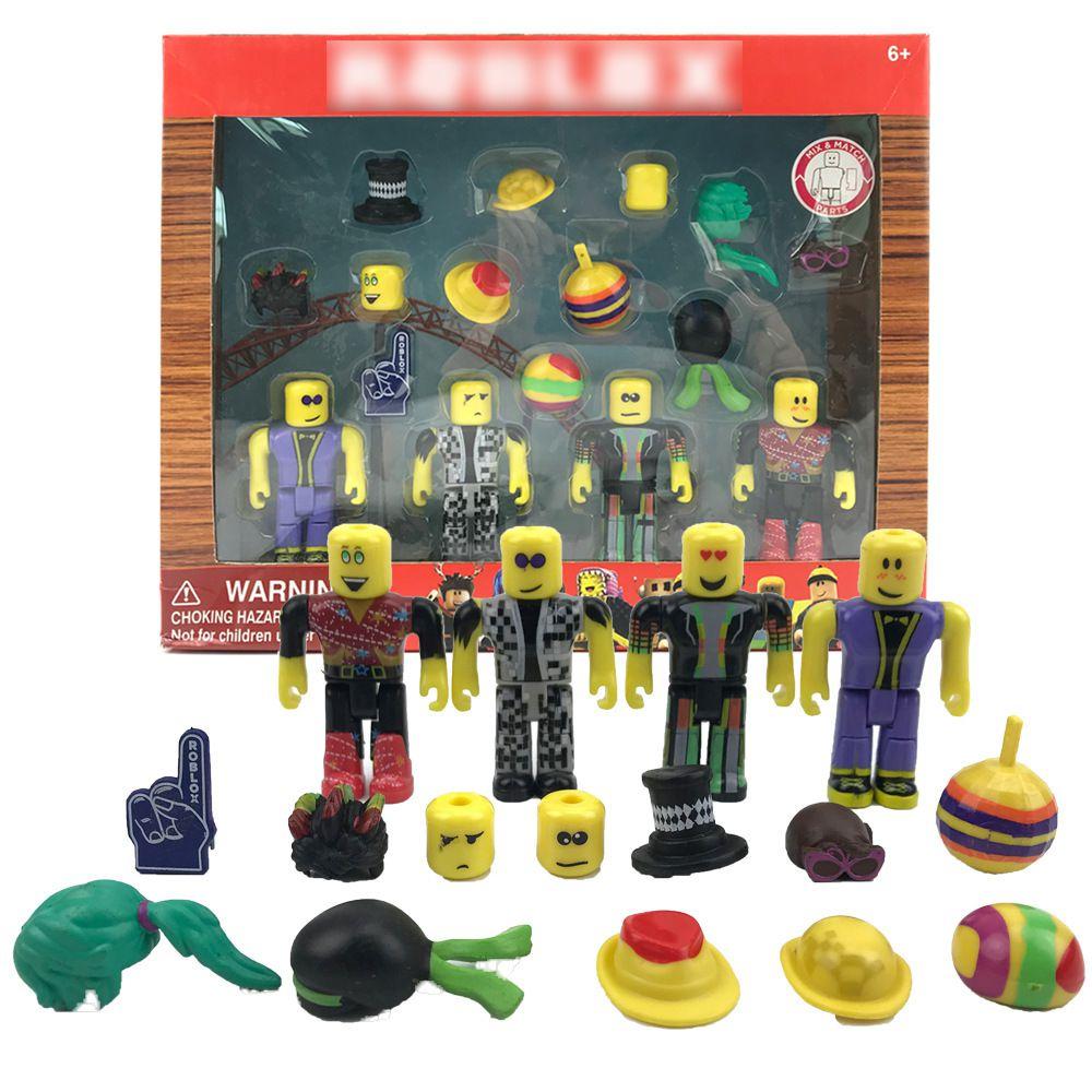 Roblox Figuren Set mit bunten Charakteren und Zubehör für kreatives Spielen Party