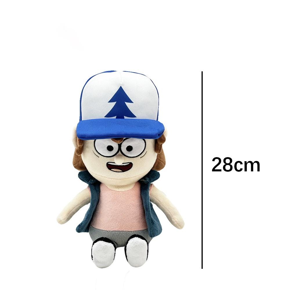 Gravity Falls Kuscheltiere Mabel Pines Puppe Spiel Zubehör Dipper Niedlich Weich Gefüllt Heimdeko Kissen Spielzeug für Kinder Geburtstagsgeschenke