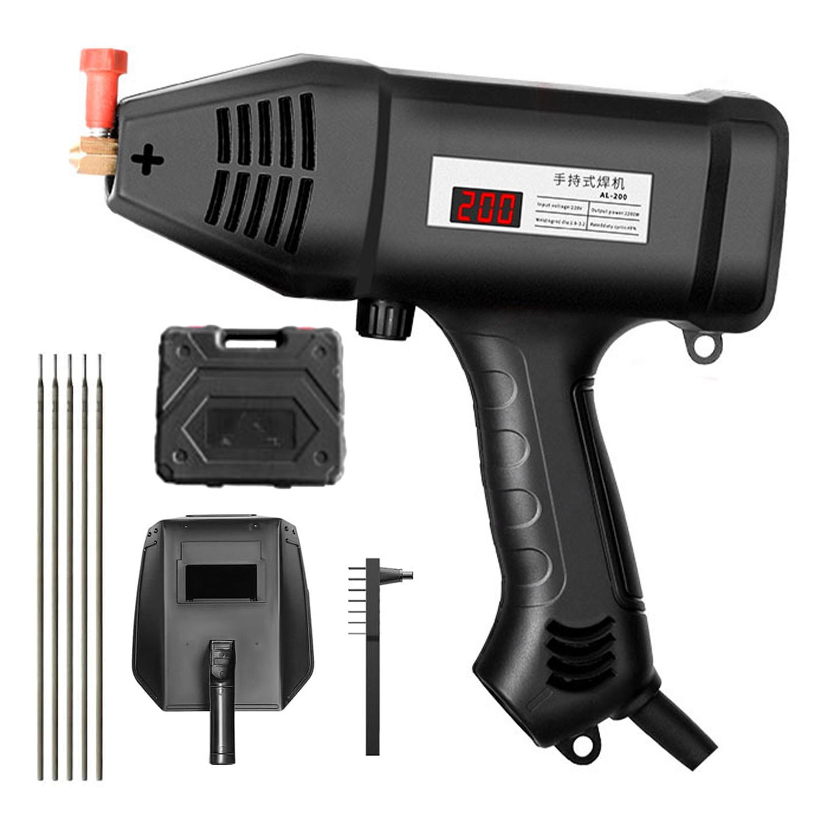 Tragbares elektrisches Schweißgerät 220 V 3000 W Handschweißgerät mit IGBT-Wechselrichter Stufenloser Strom US plug
