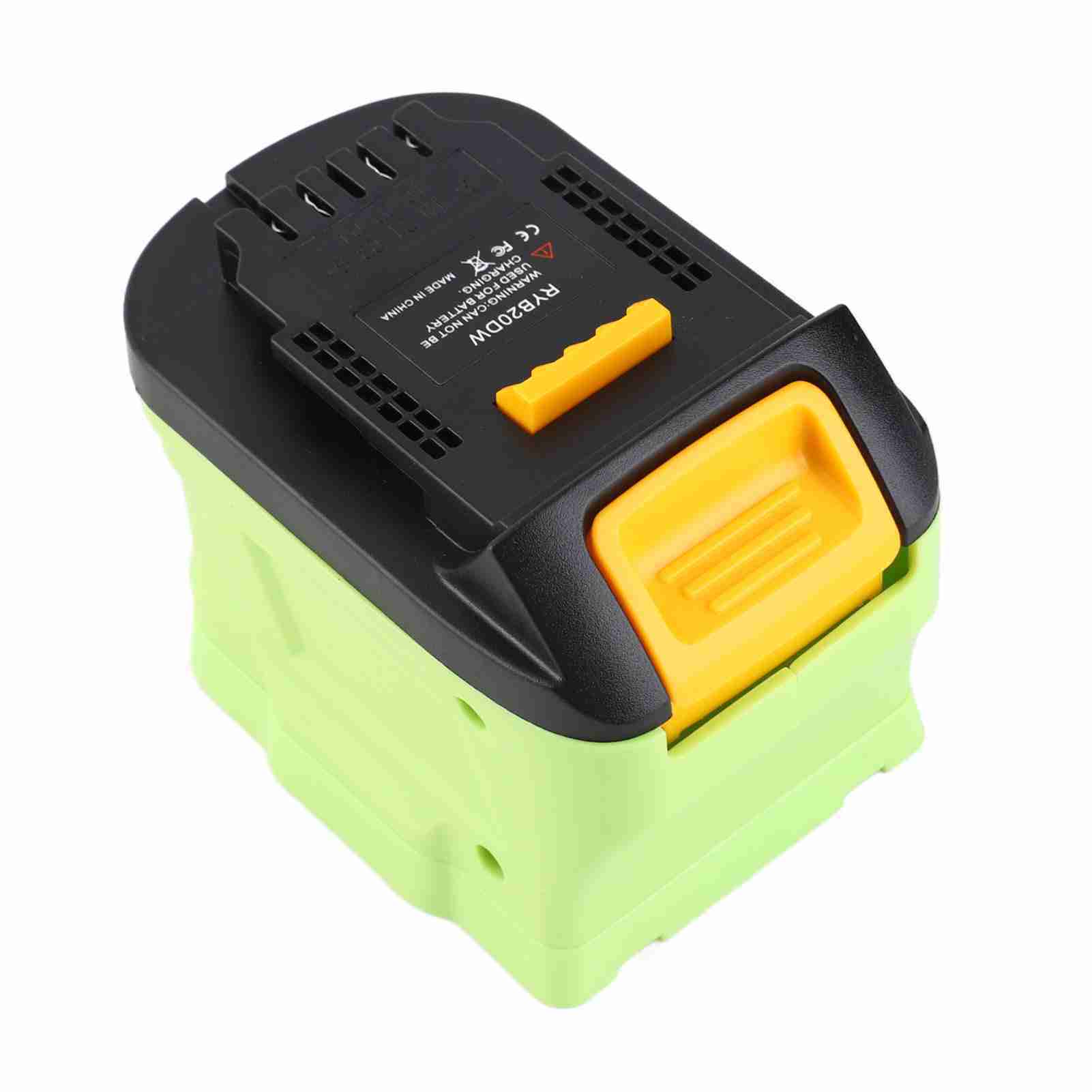 Batteriekonverter Hoher Wirkungsgrad für 18V auf 20V Lithium-Batterie Elektrowerkzeug-Adapter Unterstützt USB