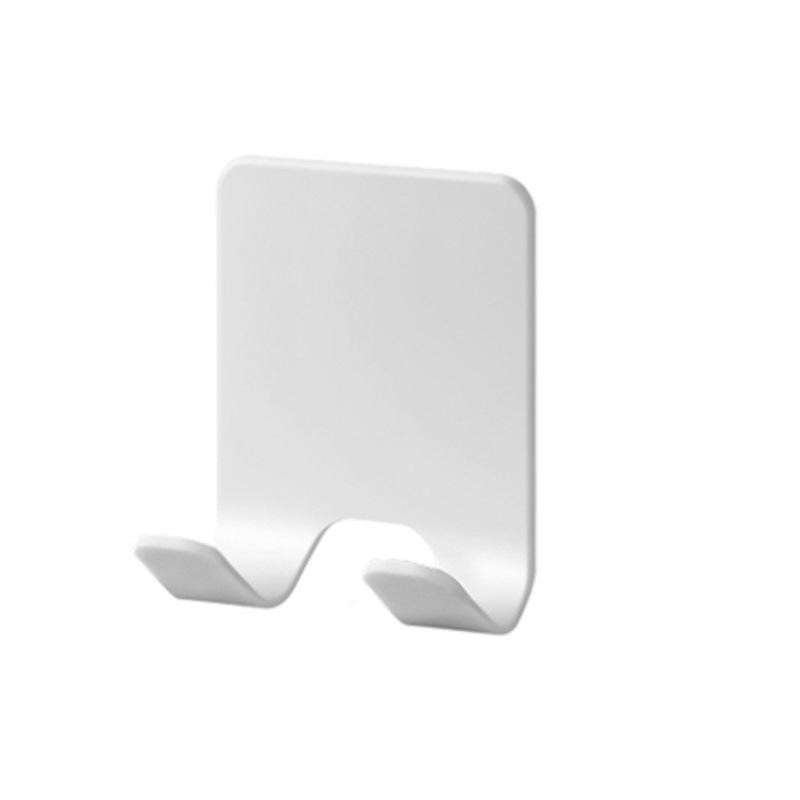 Mehrzweck-Badezimmer-Rasierapparat-Halter, Wandhalterung, selbstklebender Haken, Aufbewahrungsregal, Organizer für Elektrorasierer weiß