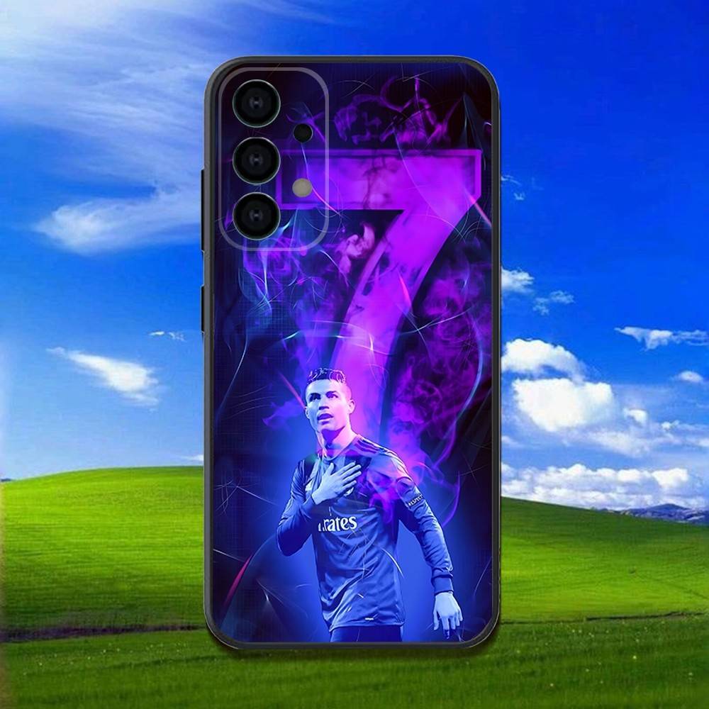 R-Ronaldo Cool CR7 Handyhülle Für Samsung Galaxy A13,A21s,A22,A31,A32,A52,A53,A71,A80,Weiche Schwarze Schale Samsung a52 a52S