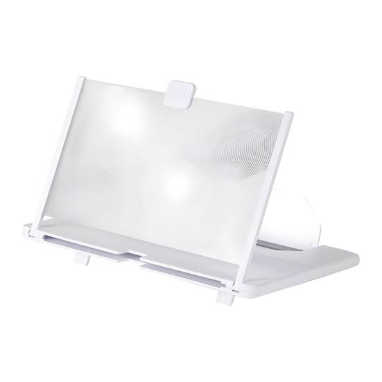 3D Handy-Bildschirmvergrößerer 10/12-Zoll Faltbarer Handy-Bildschirmverstärker Ständer Tragbarer Handyhalter Augenschutz Geschenk für Filmliebhaber 12Inch