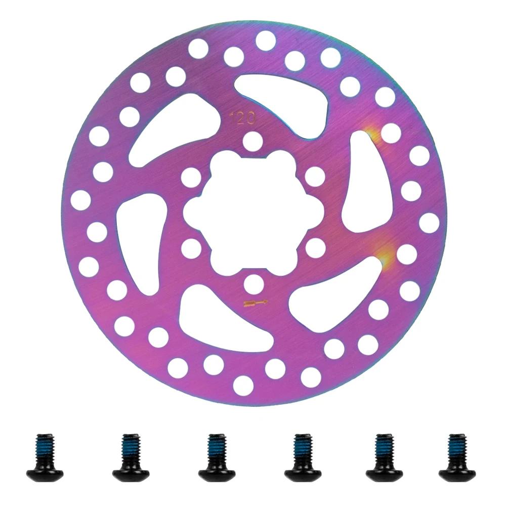 120MM Bremsscheibe für NIU KQi3/KQi3 MAX/PRO KQi3 Elektroroller 6 Löcher Bremsscheibe Verschleißfest mit Schraubenzubehör
