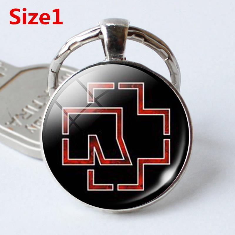 Rammstein Music Band Alloy Logo Schlüsselanhänger Hipster Rock 1