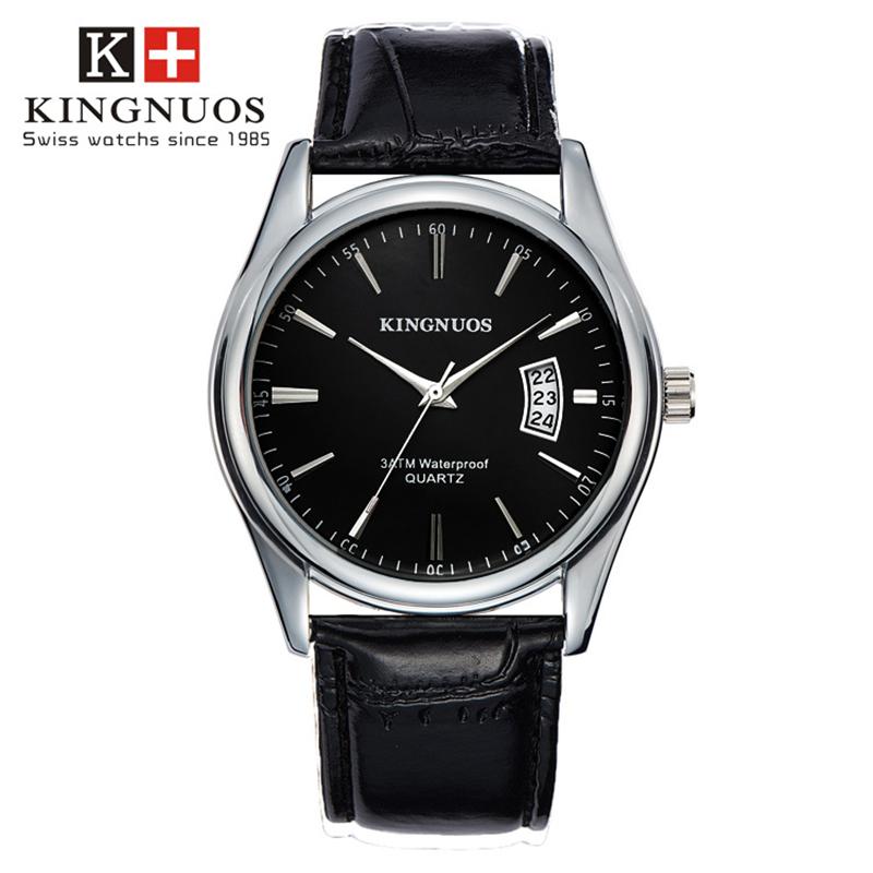 Herren Quarz Casual Armbanduhr 2024 Top Marke Luxus Herren Uhr wasserdicht Datum Uhr Sport Uhren schwarz