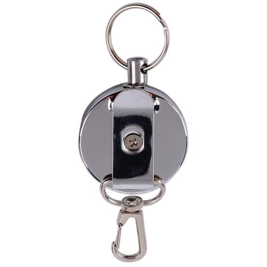 Einziehbarer Anti-Verlust-Diebstahl-Schlüsselanhänger, Schlüsselanhänger, Schlüsselanhänger, Outdoor-Camping-Werkzeug