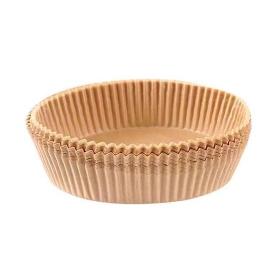 100 Stück Einweg-Backpapier, Antihaft-Matte für Luftfritteuse, quadratisch, rund, Pergament-Einlagen, Ölabsorptionswerkzeug, Küchenofenzubehör 100 Round