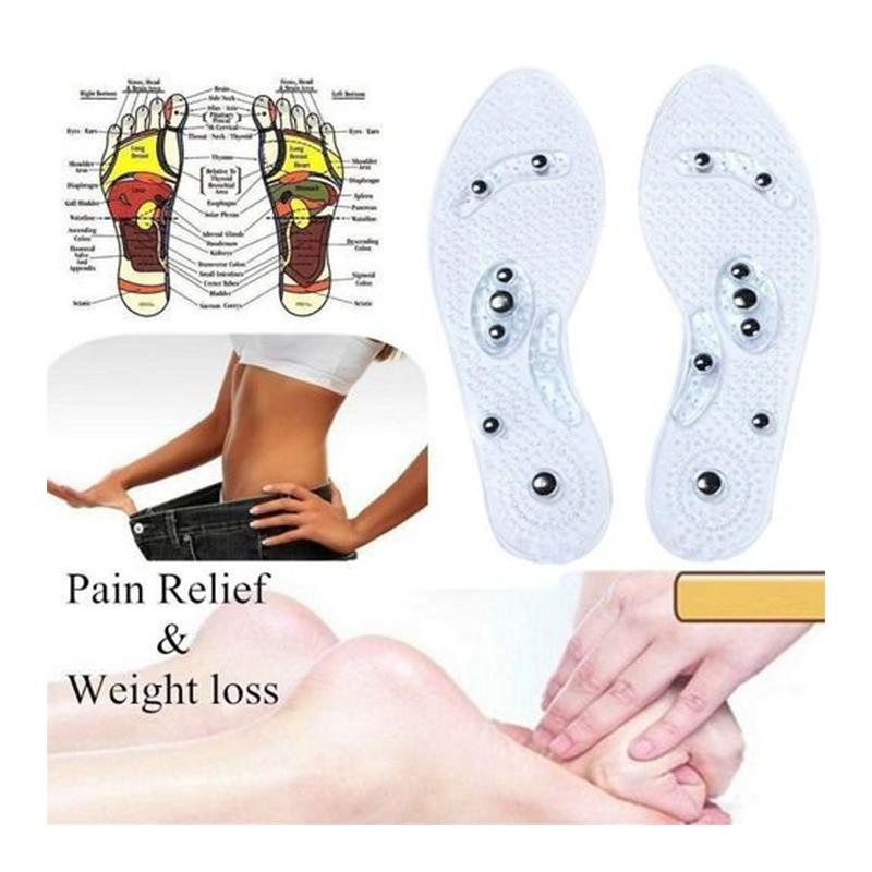 1 Paar Magnetische Schuheinlagen Magnet Massage Schuhpolster Atmungsaktiv Massage Gesundheit Fußpflege