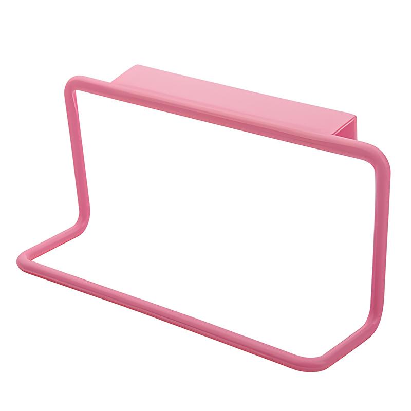 Küche Handtuch Organizer Lappen Rack Abfluss Trocken Hängen Halter Badezimmer Schrank Schrank Aufhänger Regal Küche Liefert Zubehör rosa