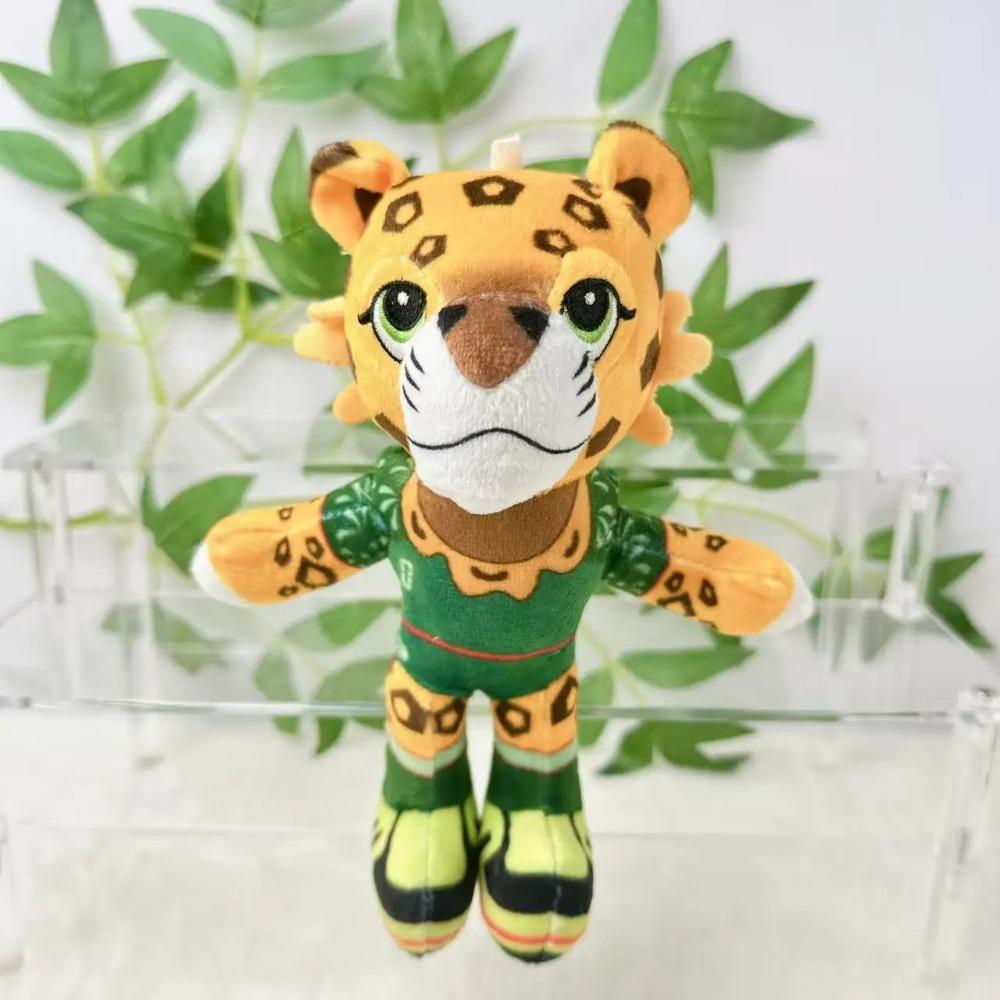 2026 Neues Fußball-IP-Maskottchen Fußballmannschaft Plüschtierpuppe Taschenanhänger Fußballspiel-Souvenir Weihnachtsgeschenke, heiße Neujahrsgeschenke 15cm-20cm