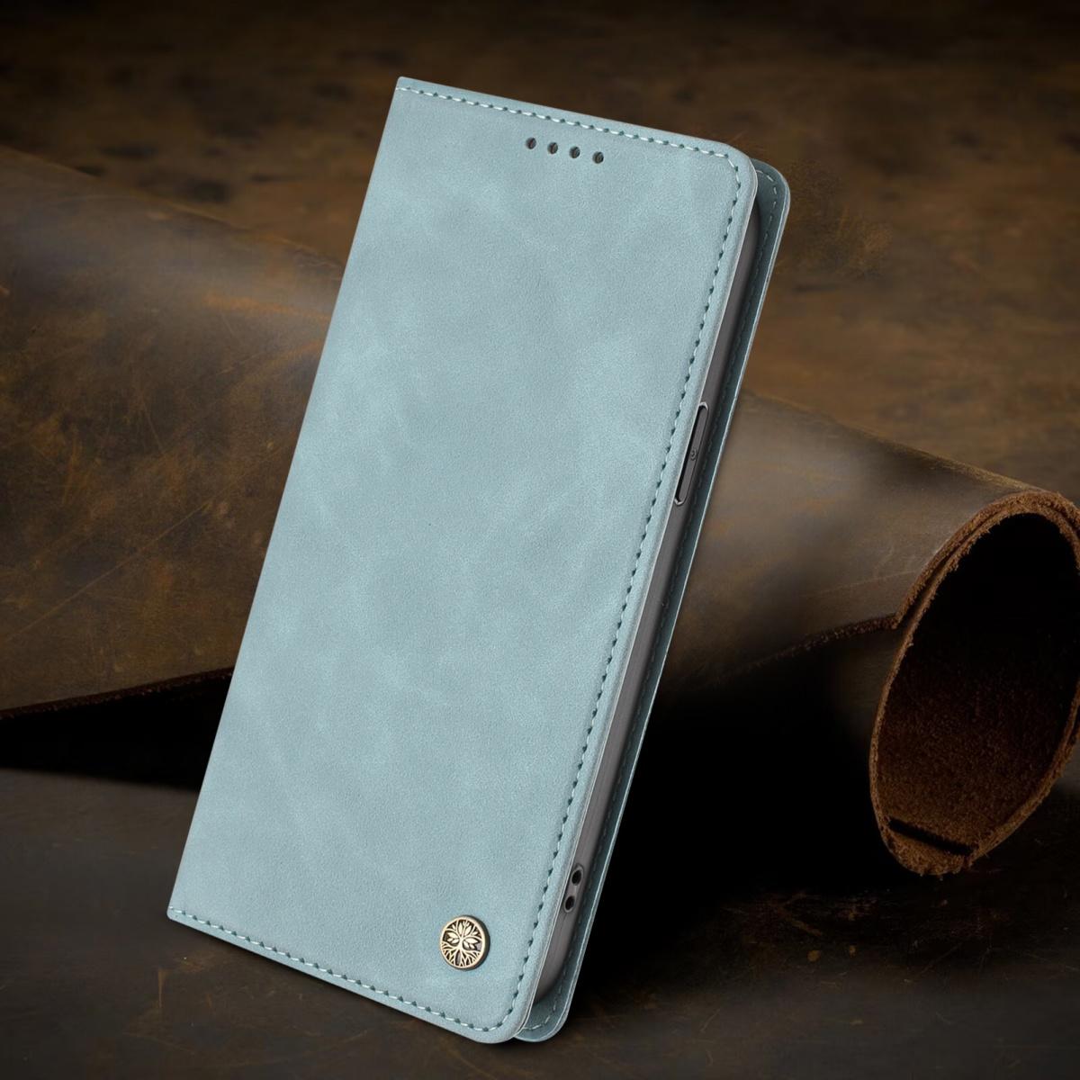Premium RFID-blockierende magnetische Leder-Klapphülle für Samsung Galaxy S26 S25 S24 S23 S22 S21 S20 FE Edge S25 Plus Hülle Galaxy S21 FE 5G