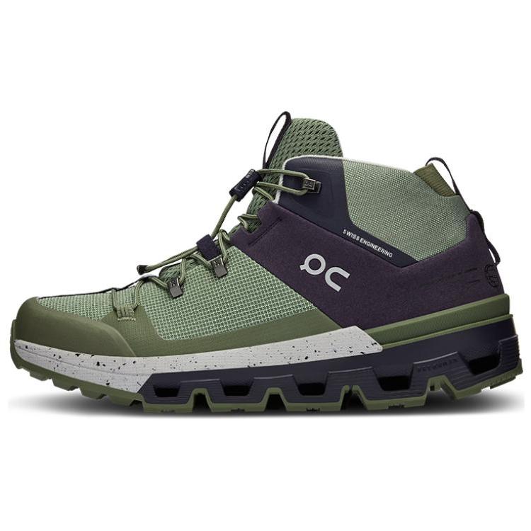 On Cloudtrax Cushiing N-Slip Mid-Top Wanderschuhe Damen Wanderschuhe Schwarz Grau 53.98064 38
