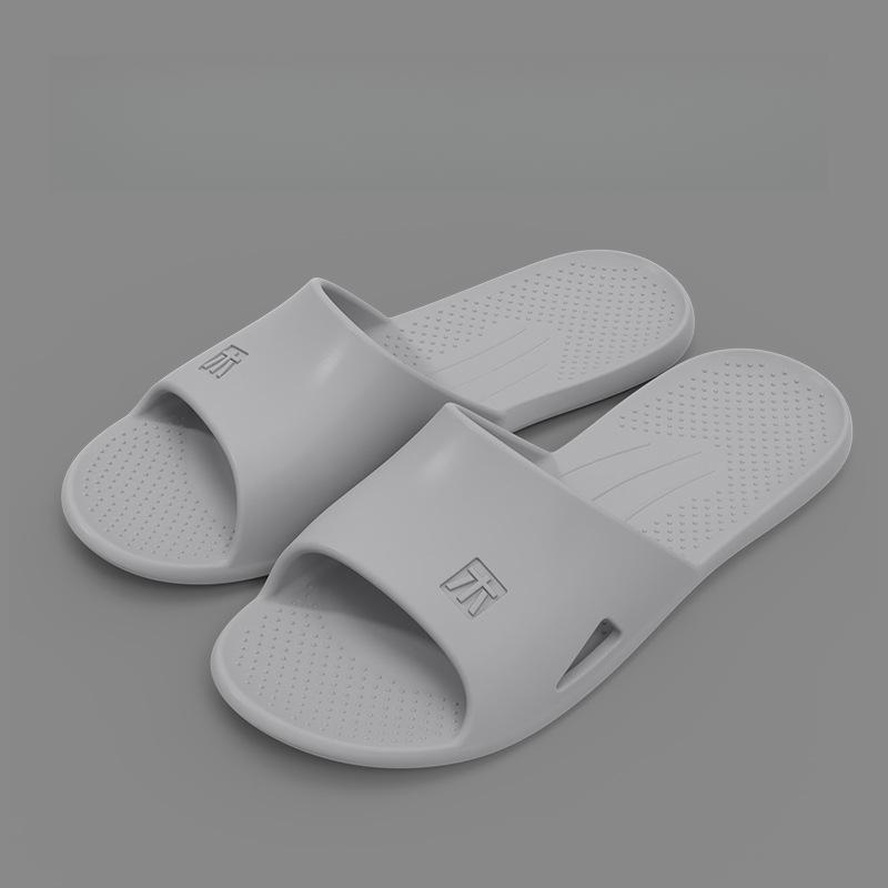 Atmungsaktiv, Lässig, Leicht, Rutschfest, Weiche Sohle, Hausschuhe, Herren und Damen, Urlaub, Badeschuhe, Faltbar 46-47 grau