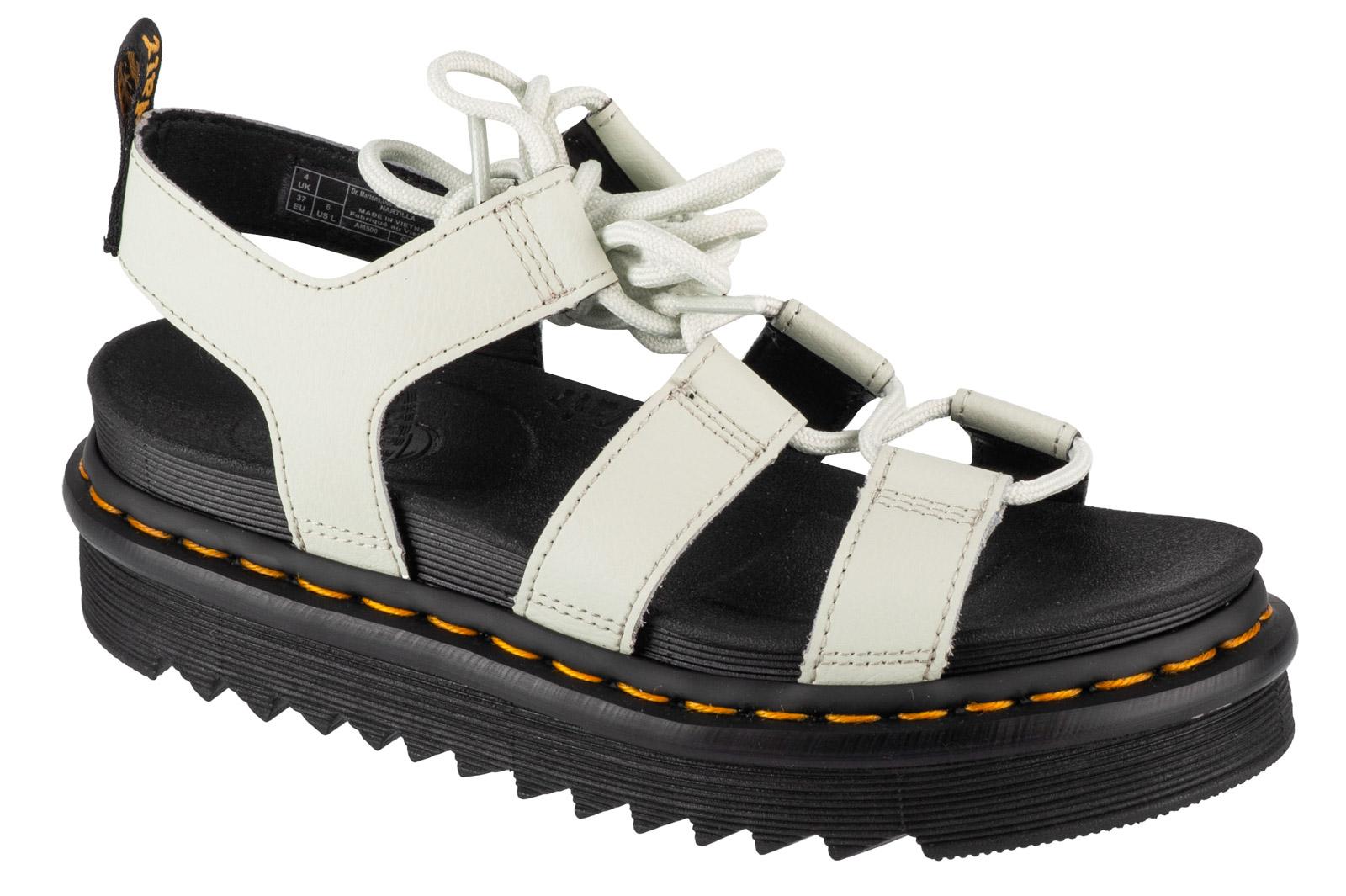 DR. Martens Nartilla Hydro Sandalen, Damen weiße Sandalen 41 weiß