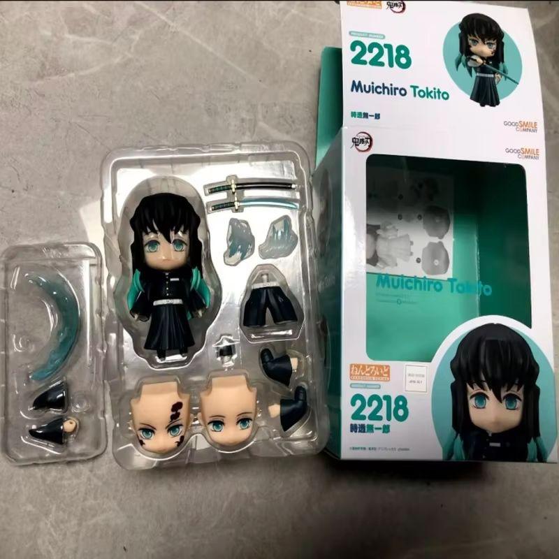 Demon Slayer 10CM Tokito Muichiro Kanroji Mitsuri Gelenkiges PVC Action-Modell Modellbausatz Schreibtischdekoration Jungen Spielzeug Lustiges Geschenk