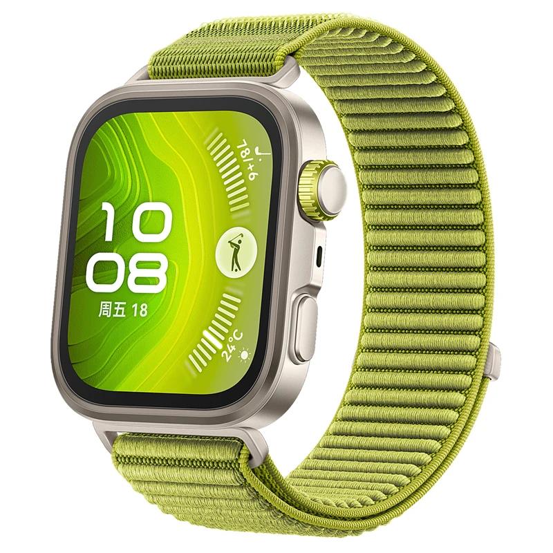 Nylon geflochtenes Schlaufenarmband für Huawei Watch Fit 4 3 Sport Atmungsaktives Armband für Huawei Watch Fit 4 Pro Armband Correa Huawei Watch Fit 3