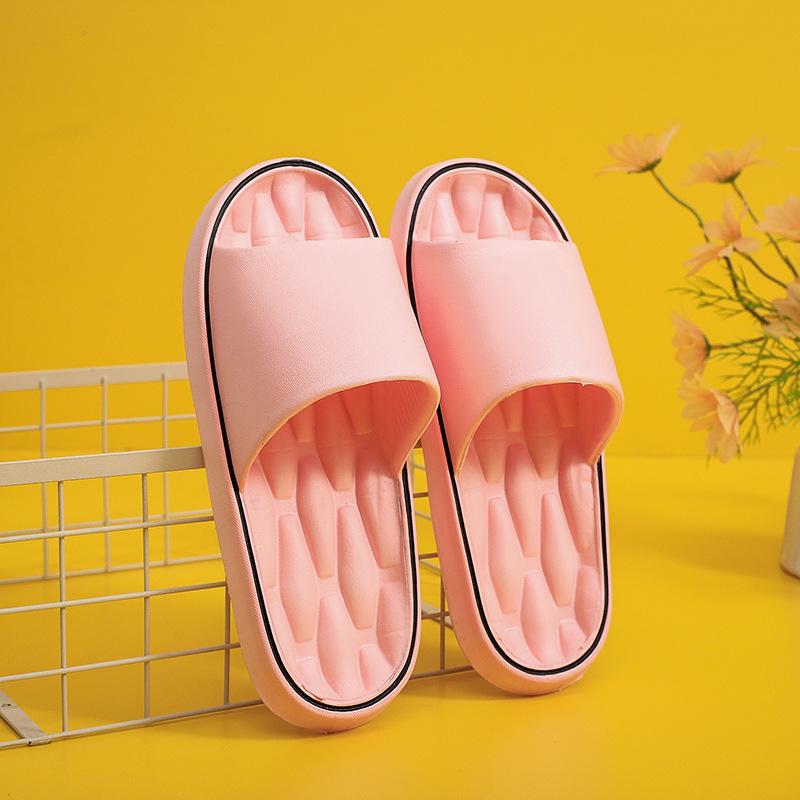 Unisex Hausschuhe, Bequem, Rutschfest, Outdoor-Hausschuhe, Badezimmer-Freizeitschuhe, Hausschuhe 38-39 rosa