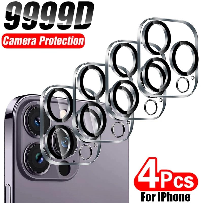 4PCS HD Back Camera Glass Protectors For iPhone 16E 13 11 12 14 Pro Max Lens Protective Glass on iPhone 14 13 15 PRO MAX Camera Film iPhone 14 pro max reinfarbig