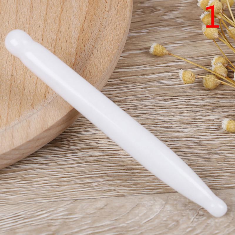 Natürlicher Jade-Gesichtsakupunkturpunkt, Jadestein, Guasha-Massagegerät, Spa-Massagegerät 1