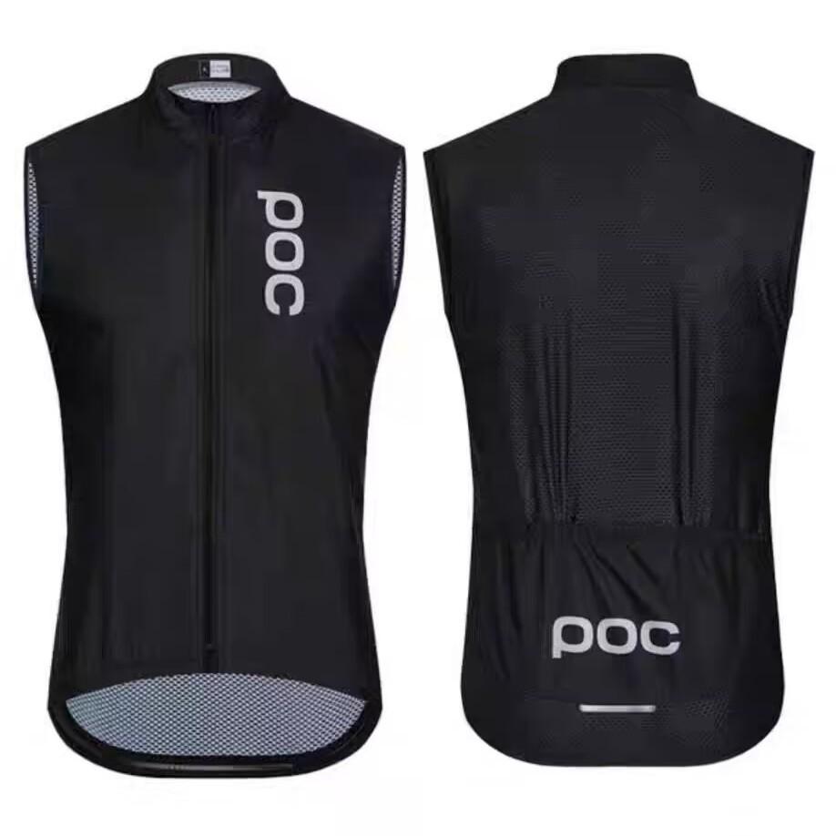 Unisex winddichte Herbst-Fahrradweste für Rennrad und Mountainbike M black