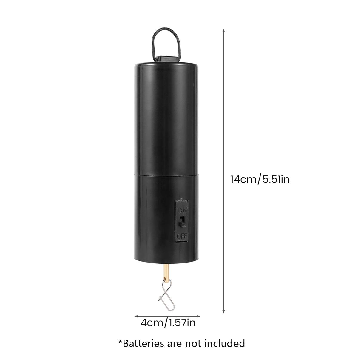 Rotierendes Windspiel aus Kunststoff, Hängemotor, batteriebetriebener Windspinnermotor, Tragkraft 2,7 kg, Geschwindigkeit 30 U/min, Spinner, Gartengeräte 4pcs
