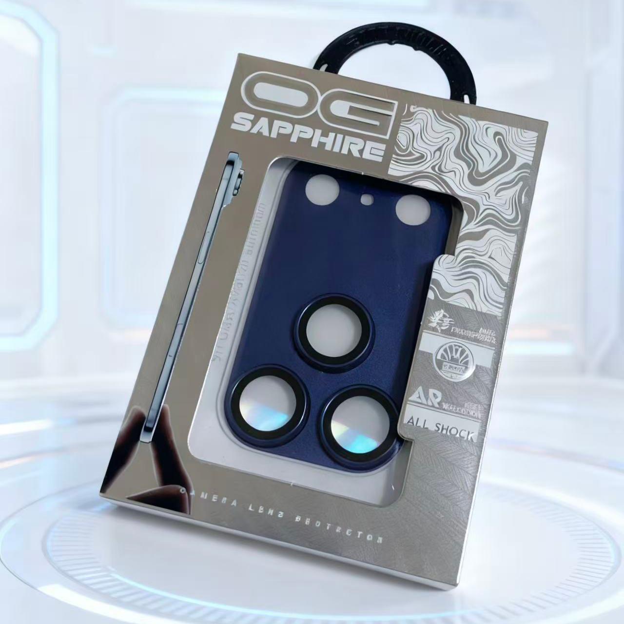 iPhone 17 Pro/Pro Max Vollabdeckung Metall Panzer Kameraobjektiv Folie iPhone 17 Pro Max Blue
