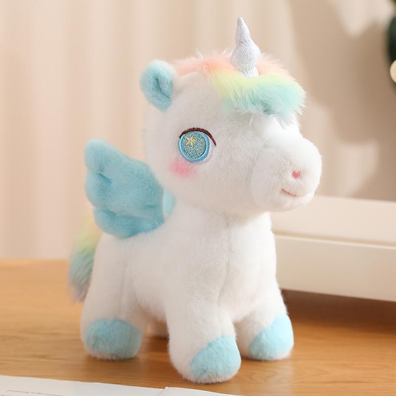 Süßes Einhorn Plüschtier Stofftier Plüschtiere Einhorn Kissen Kinderspielzeug Geburtstag Weihnachtsgeschenk Für Mädchen Jungen 25cm