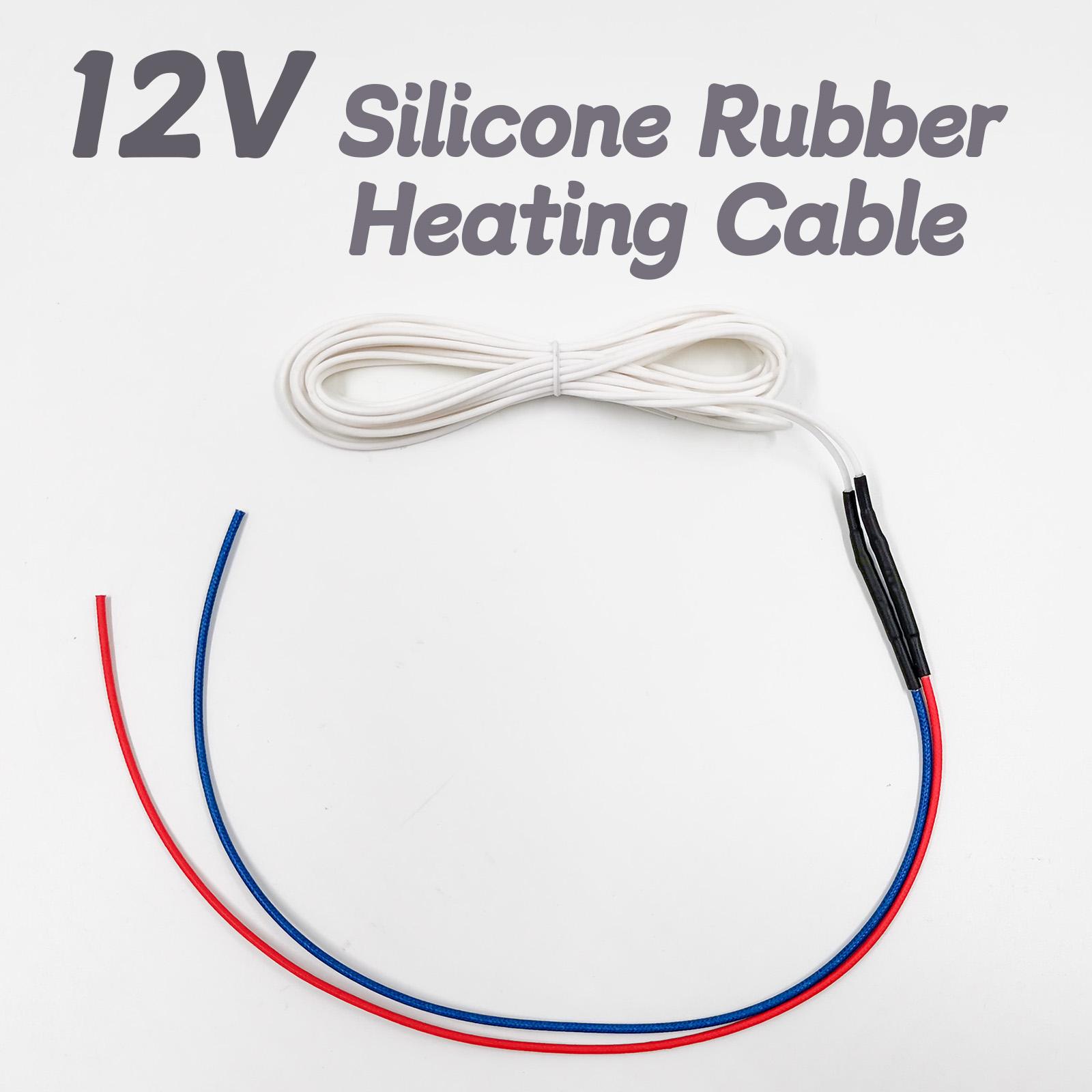 12V Silikonkautschuk-Heizdraht mit Kaltdraht DIY zur Herstellung von Autositz-Heizkissen 1.5M