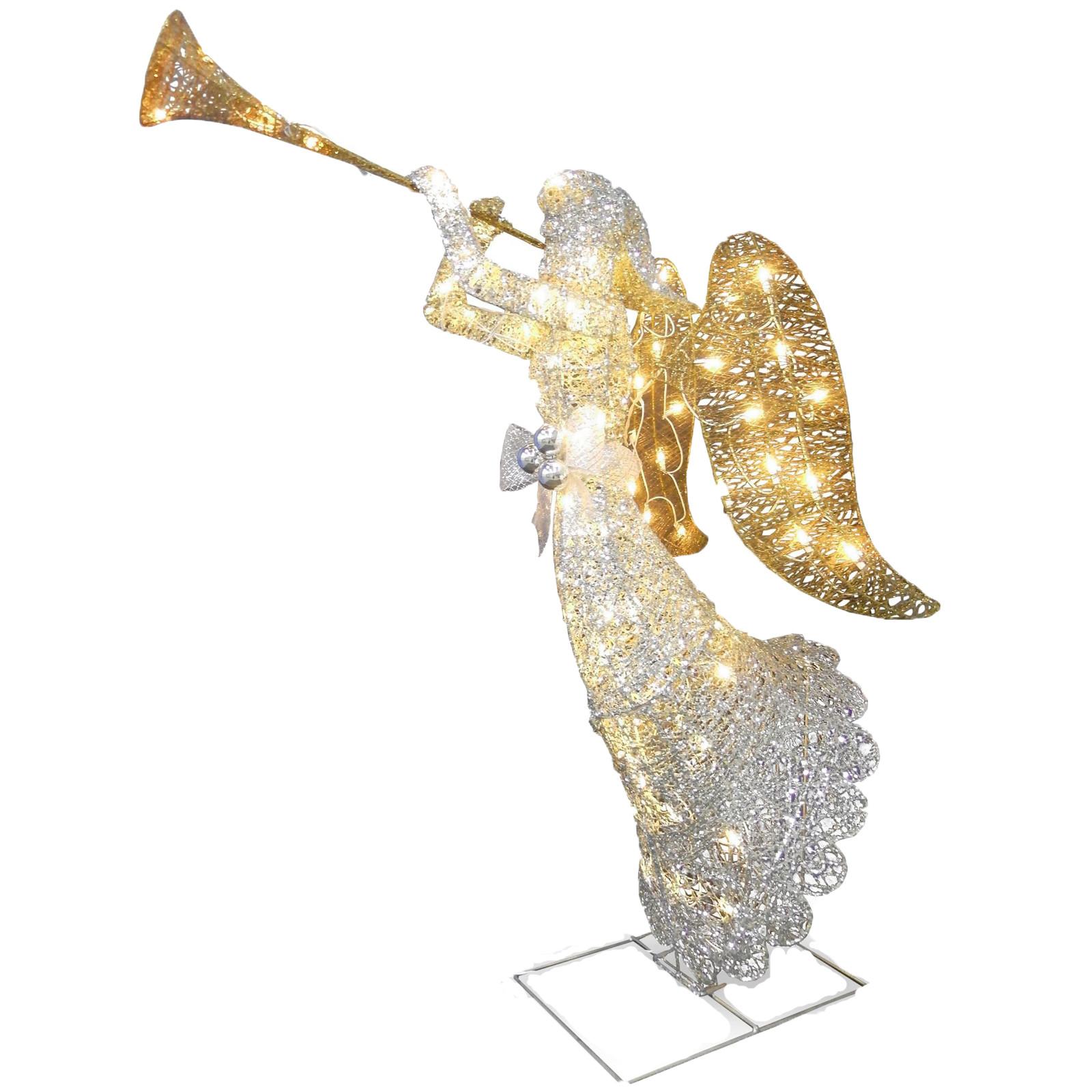 Engel Gartendekoration Weihnachten leuchtende Engel Ornamente Garten Villa Ornamente Weihnachtsgeschenke One Size