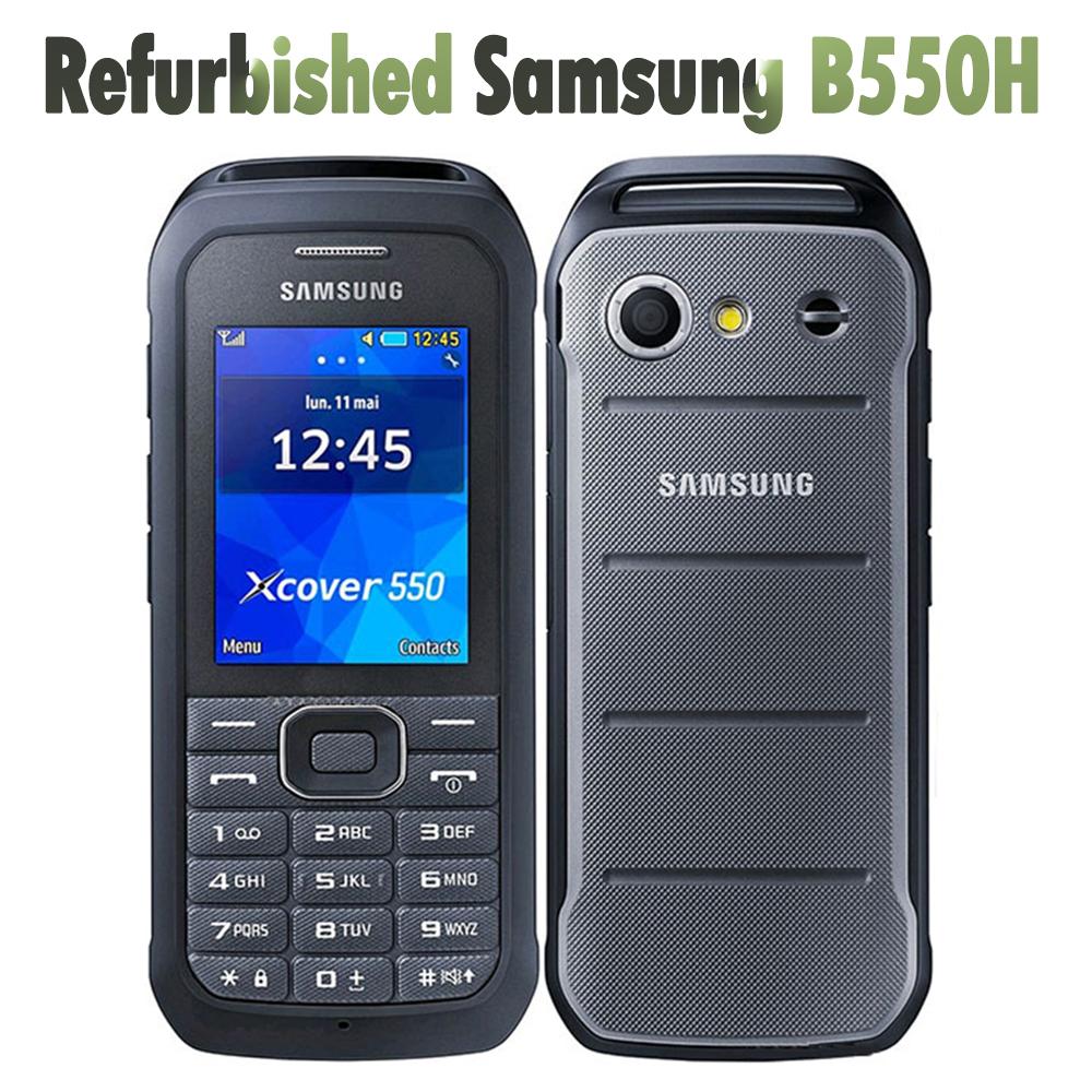 Generalüberholtes Samsung Xcover 550 B550H Mobiltelefon mit 1 SIM simple set schwarz