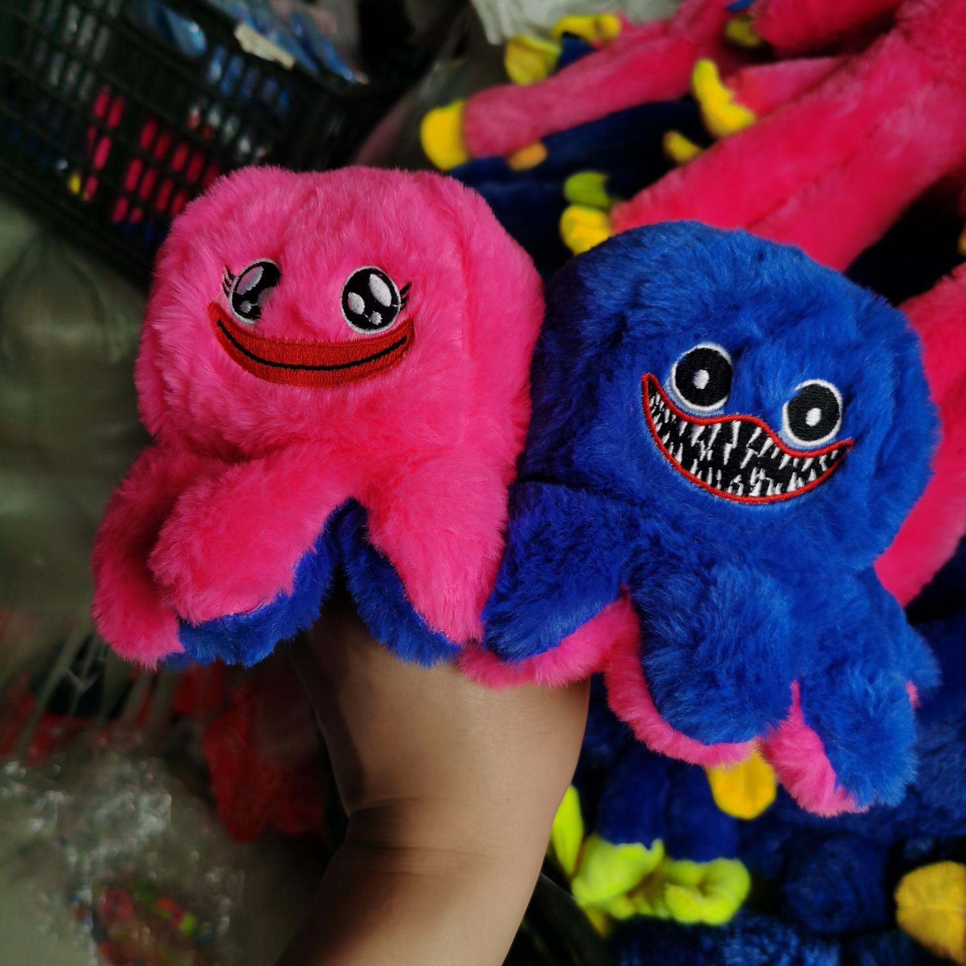 Plüschpuppe Time Around Puppe Wurstmonsterpuppe Rote Blaue Monsterpuppe Blauer Teufel Plüschtier as shown blue