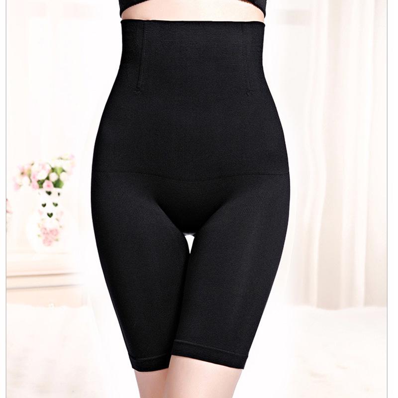 Plus Size Body Shaper Abnehmen Hosen Unterwäsche Frauen Steuer Höschen Unterwäsche Shapewear Gürtel Bauch M-L schwarz