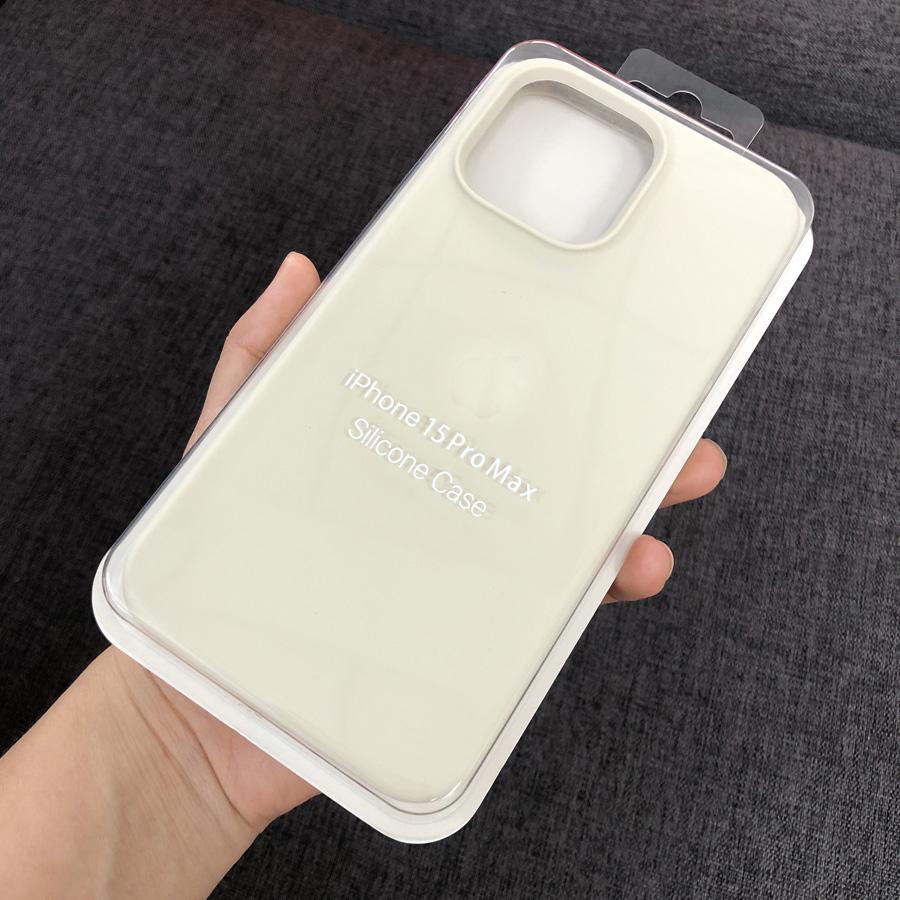 Ins Chic Flüssigsilikon Vollständig abgedeckte weiche Gel-Gummi-Telefonhülle Schutzhülle für iPhone 16 15 14 Pro Max 14Plus 15Plus XR XS Max 11 12 13 Pro Max iPhone 14 Pro Max beige